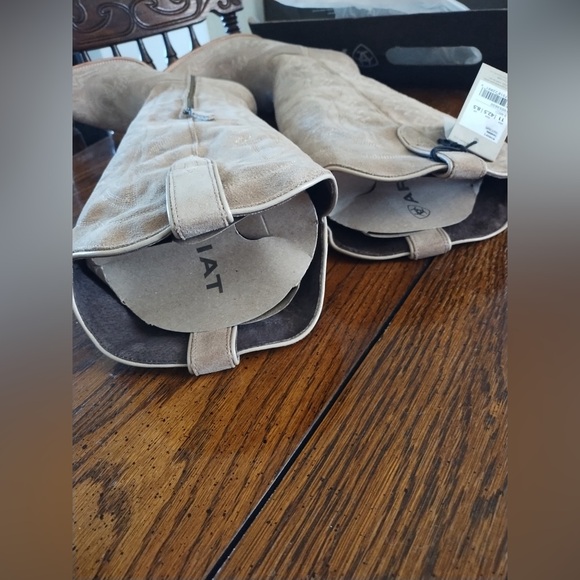 Ariat Tan Suede Boots - Picture 4 of 10